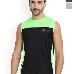 FTX Pack Of 3 Colourblocked Dry-Fit Round Neck Gym Vests 709-1_709-6_709-12-S-image-60