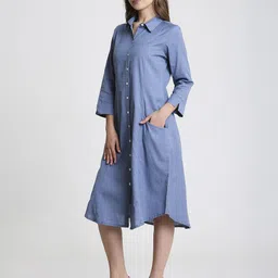 Saffron Threads A-Line Midi Dress image 4