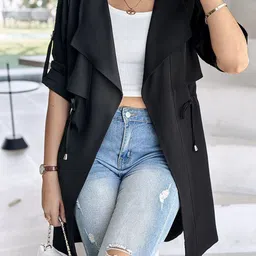StyleCast x Revolte Women Longline Tailored Jacket-image-18
