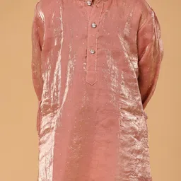 The Mini Trunk Boys Solid Kurta with Pyjama image 2