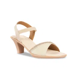 Khadims Women Western Embellished Party Block Heels Sandals-image-42