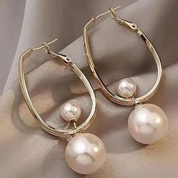 EL REGALO Pearls Beaded Spherical Shaped Drop Earrings-picture-36