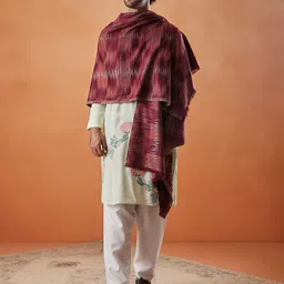 Pashmoda Men Woven Design Stole-image-42