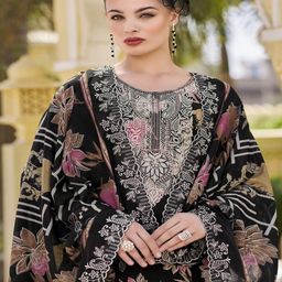 DRAVINAM Trends Floral Printed Unstitched Dress Material-image-27