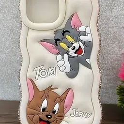 CASE CREATION Cartoon Characters Printed iPhone 15 Plus Back Case Mobile Accessories-13