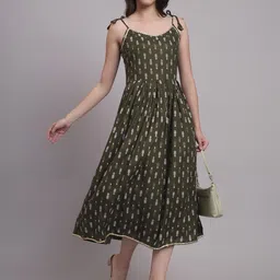 Angkor Women Green Viscose Rayon Kurtas-picture-28