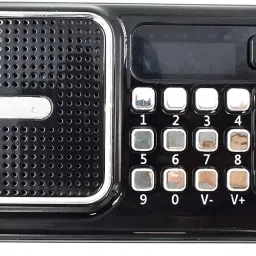 JAXTER Pocket FM Radio Portable Speaker| 12 Hours| Digital Clock| External FM Antenna 5 W Bluetooth Speaker image 2