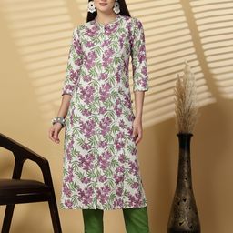 Pistaa Women Floral Printed Kurta-picture-20