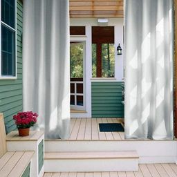 Aura White 2 Pieces Window Curtains-picture-14