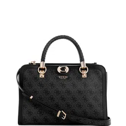 GUESS Women Brand Logo Printed Structured Handheld Bag-38