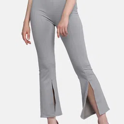 DIMPY GARMENTS Women Relaxed High-Rise Wrinkle Free Trousers-image-16