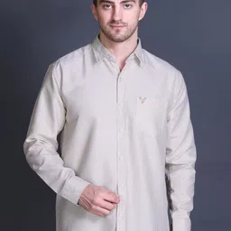 GODFREY Classic Striped Spread Collar Casual Regular Fit Cotton Shirt-picture-18