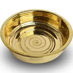 POSHIFY Arugnu Chetty Brass Bowl-image-41