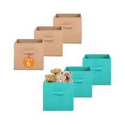 Aura Green Set of 6 Regular Multi-Utility Organisers-8