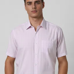 Van Heusen Men Spread Collar Checked Cotton Formal Shirt-image-51