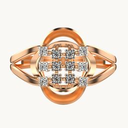 VALANOVA Women Rose Gold Ring Diamond-picture-38