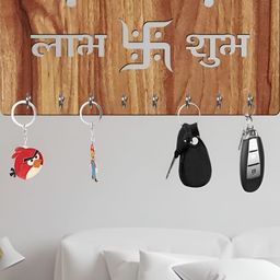 Freny Exim Beige Wooden Key Holder-image-4