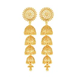 DIVASTRI Gold-Plated Contemporary Jhumkas-10