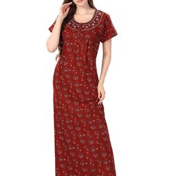 Soulemo Floral Printed Maxi Nightdress-image-15