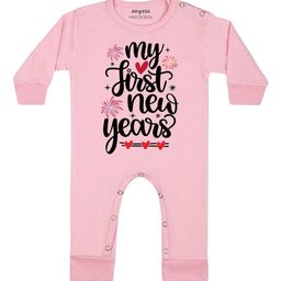 Arvesa My First New Year Printed Bodysuit-4