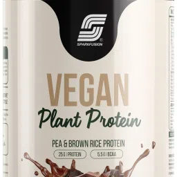 Vegan Plant Protein Powder Essential Amino Acids Chocolate Flavour 500gm(Unisex) Protein Shake-image-1
