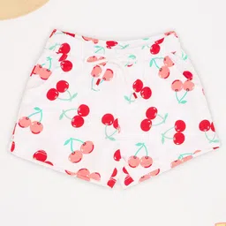 Pantaloons Junior Girls Printed Mid-Rise Shorts-picture-49