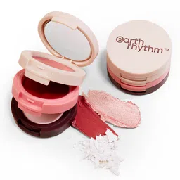 Earth Rhythm Dab Set Go 3-in-1 Face Palette - Cosmopolitan- 7 gm-25