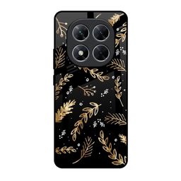 QRIOH Floral Printed Poco X7 5G Autumn Leaves Glass Back Case Mobile Accessories-picture-30
