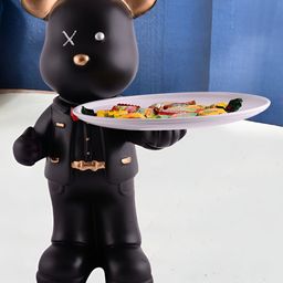 Zart Black & Rose Gold-Toned Figurine Showpiece-image-28