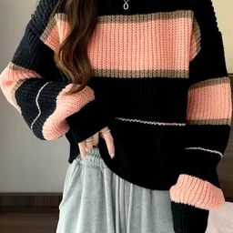StyleCast Striped Woollen Top-image-15