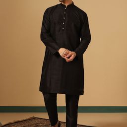 TAHVO Embroidered Work Sherwani Set-image-18