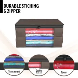 Kuber Industries Brown Set of 4 Regular Drawer Organiser Organisers image 5