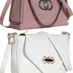 reprox Pink, White, White Women Sling Bag Stylish Forever Young Sling Bag For Women And Girls-picture-34