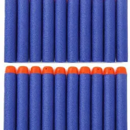 (Pack of 20) Blue Bullet Foam Dart Bullets for Elite Guns, Guns & Darts (Blue) Darts & Plastic Bullets-1