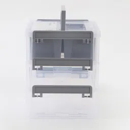 Home Centre Transparent 3-Tier Stackable Storage Boxes image 4