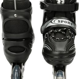 nidhi enterprise High Quality Skating in-line Shoes have Different Size and with PU-LED Wheel In-line Skates - Size 7 YEAR TO 17 YEAR UK image 2