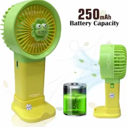 Pick Ur Needs Hand Fan For Outdoor Usage Mini Portable Fan / Pocket Fan / Outdoor Use Fan Mini Pocket Rechargeable Fan With USB Charge Support Teddy Design Fan With Stand Rechargeable Fan-2