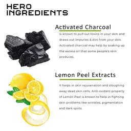 Earthgenix Set Of 2 Charcoal & Lemon Zest Face Wash With Pro-Vitamin B5- 100 ml Each image 2