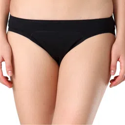 Adira Cotton Period Panty Hipster - Black-picture-16