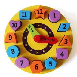 Shumee Shape Sorting Wooden Clock-3