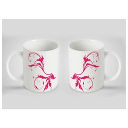 Stybuzz Kids Ceramic Mug White & Pink 300 ml - Single Piece-picture-11