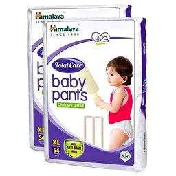 Himalaya Herbal Total Care Baby Pants Style Diapers Extra Large - 54 Pieces  ( Pack of 2 )-4