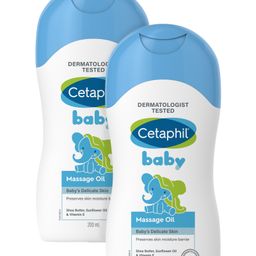 Cetaphil Baby Massage Oil With Triple Blend - 200 ml ( Pack of 2 )-image-78