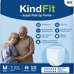 Pull UP Pants,Medium,Waist Size (60-85 Cm |24 -33 Inch) Adult Diapers - M-image-43