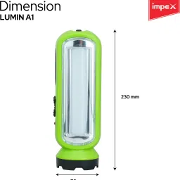 impex 2 in 1 LUMIN A1 LED flashlight & Lamp with 1600mAh | Ultra Bright | Lightweight Torch image 5