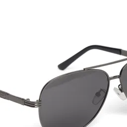 MARC LOUIS Aviator Sunglasses with Polarised and UV Protected Lens ML D8941 GREY SG image 4