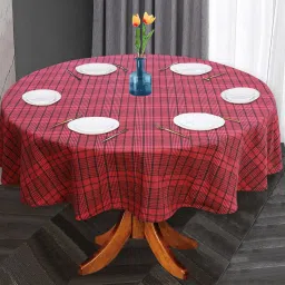 Checkered 6 Seater Table Cover-picture-20