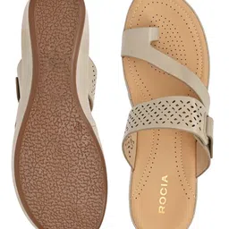 Rocia One Toe Comfort Heels with Laser Cuts image 5