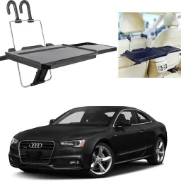 FT-08 Car Back Seat Tray, Foldable Laptop Desk and Food Tray For Audi A5 Cup Holder Tray Table-image-75