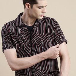 INVICTUS Men Comfort Slim Fit Abstract Printed Cotton Casual Shirt-image-91